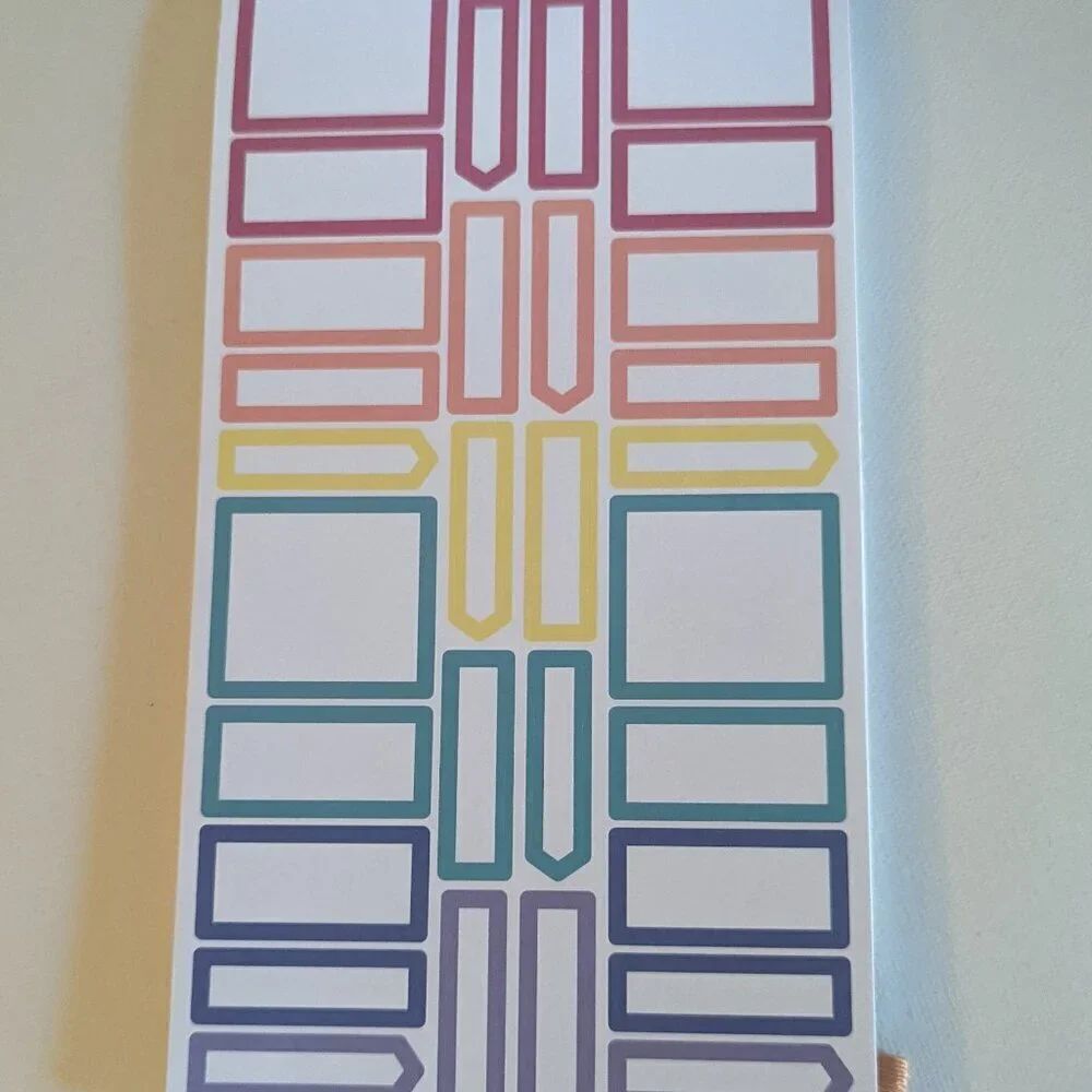 NWT 'Simple Brights' 1300 pcs Happy Planner Classic Sticker Book Colors Inspo
